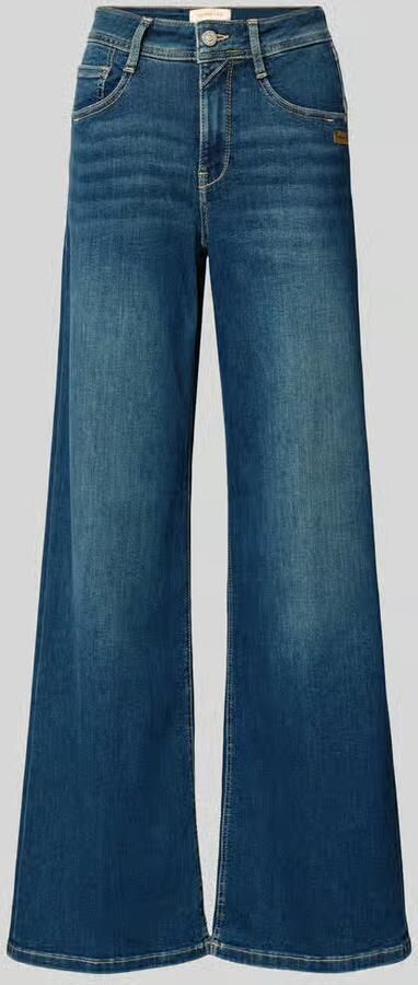 Gang Wide fit jeans met labeldetail model 'AMELIE'