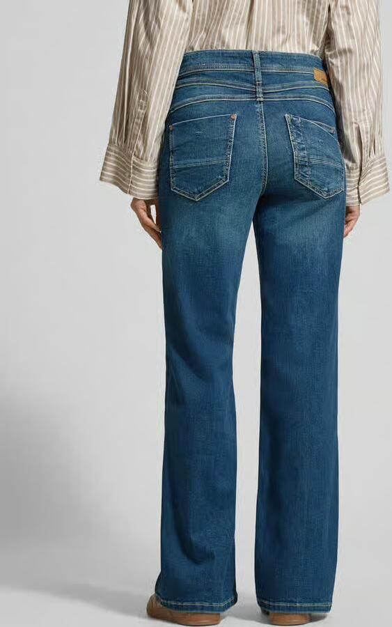 GANG Wide fit Jeans met labeldetail Model 'AMELIE'