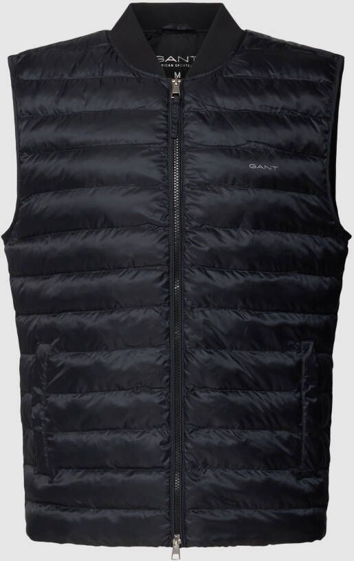 Gant Bodywarmer met logoprint model 'Gillet'
