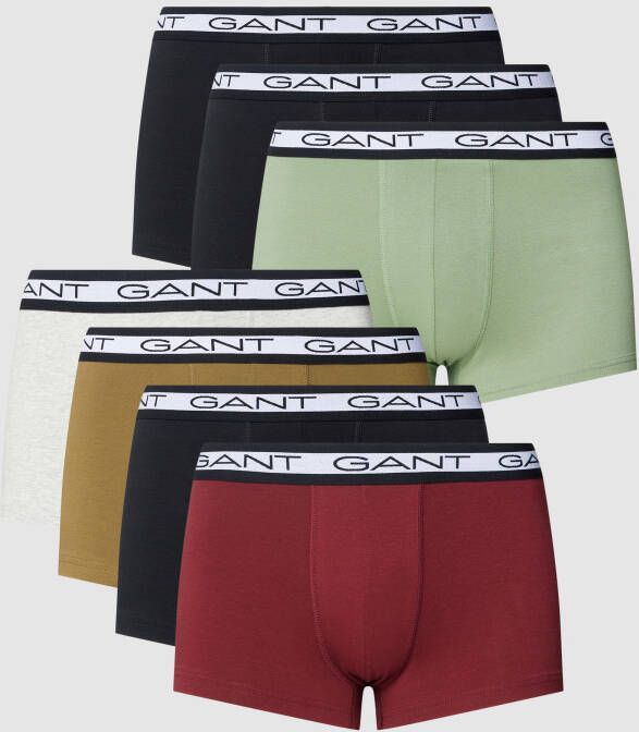 Gant Boxershort met elastische band met logo in een set van 7 stuks