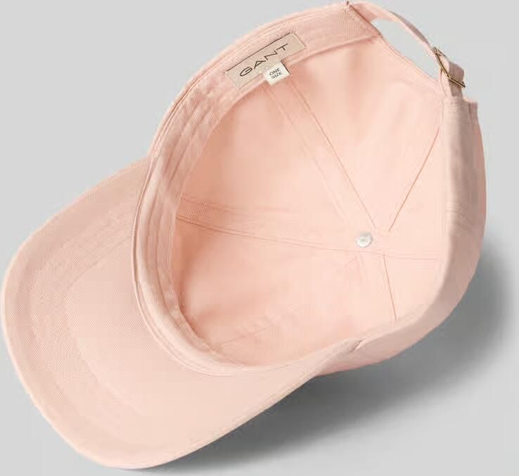 Gant Baseballpet van katoen met labelstitching