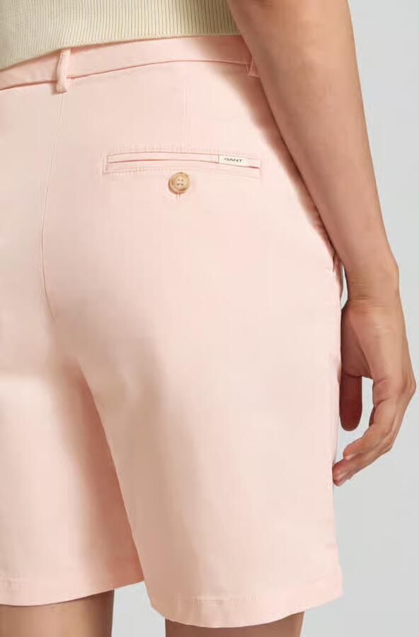 Gant regular fit linnen blouse met labelstitching