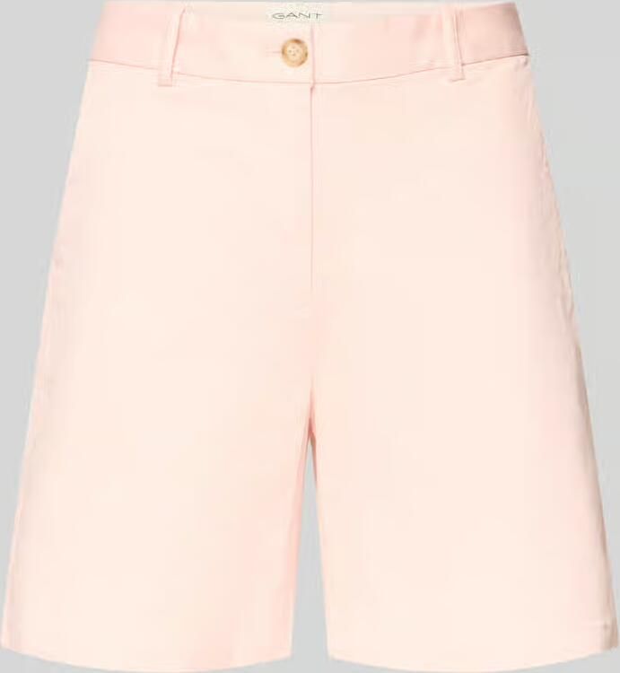 Gant regular fit linnen blouse met labelstitching - Foto 8