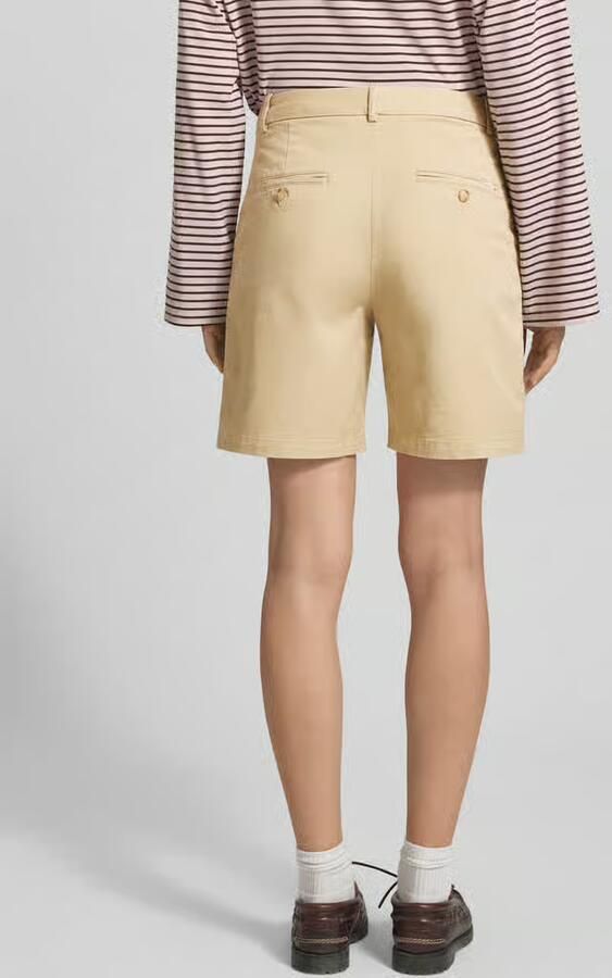 Gant regular fit linnen blouse met labelstitching