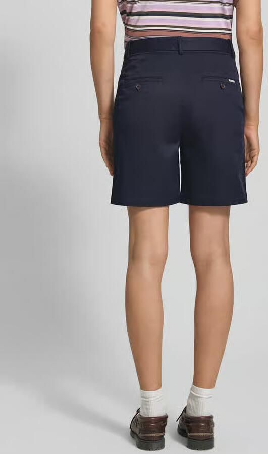 Gant regular fit linnen blouse met labelstitching - Foto 4