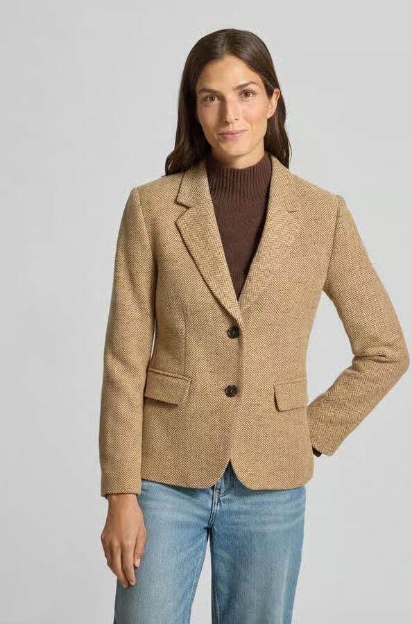 Gant Blazer met klepzakken en reverskraag - Foto 2