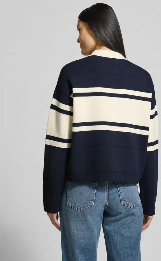 Gant Gebreide pullover met opstaande kraag en ritssluiting - Foto 17