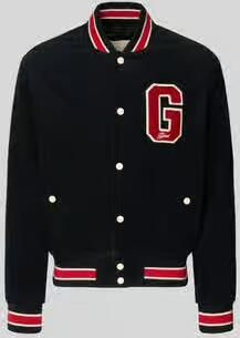 Gant College-jack van corduroy met labeldetail