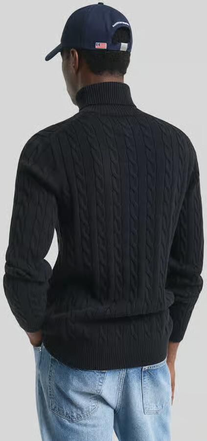 Gant Gebreide pullover met ribboorden - Foto 2