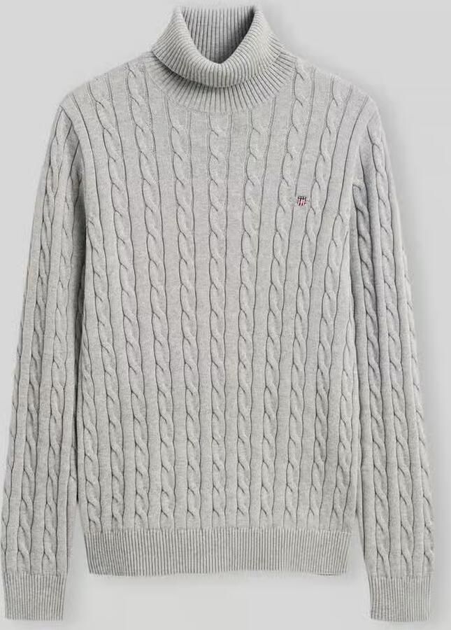 Gant Gebreide pullover met ribboorden