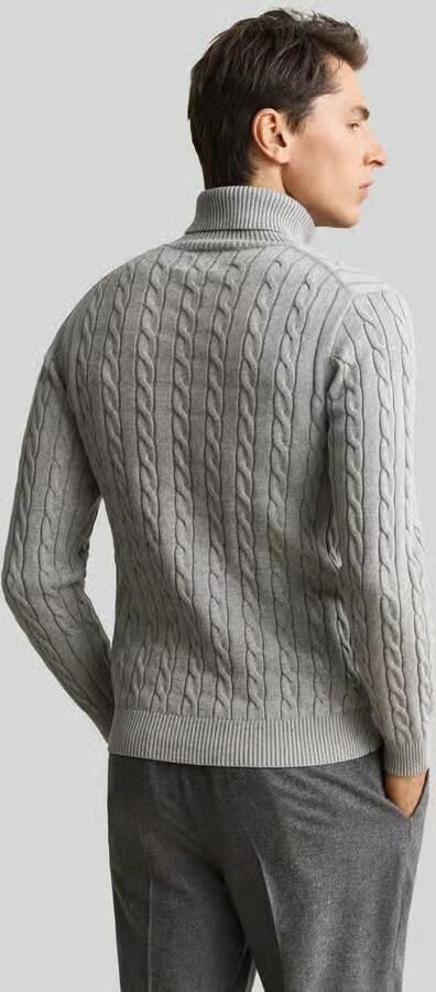 Gant Gebreide pullover met ribboorden - Foto 2