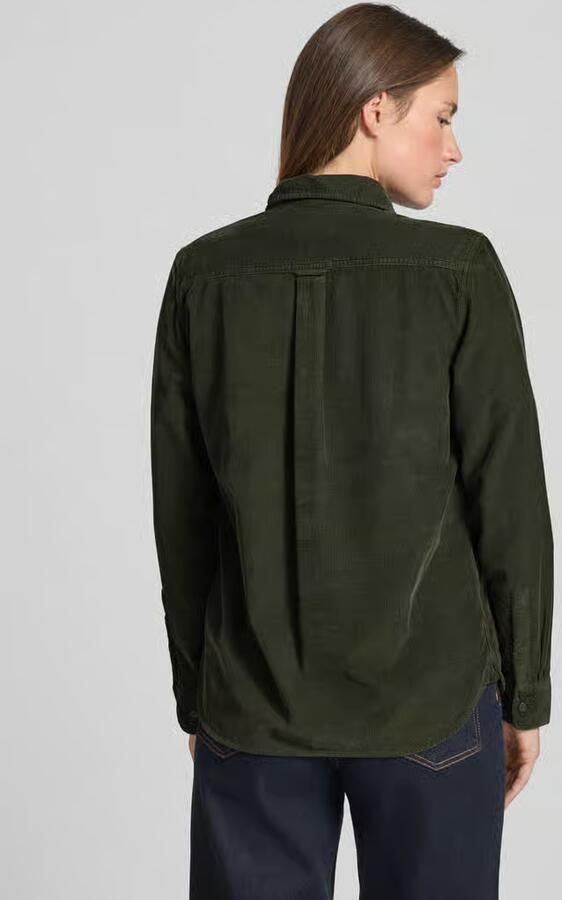 Gant Corduroy blouse met knoopsluiting