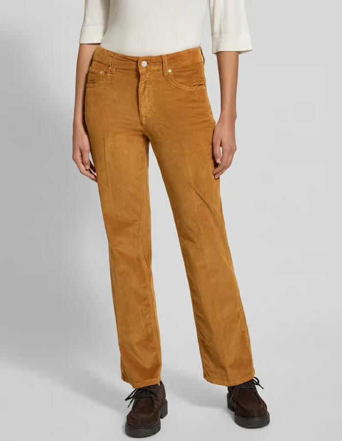 Gant Flared fit corduroy broek in 5-pocketmodel model 'Cordur' - Foto 2