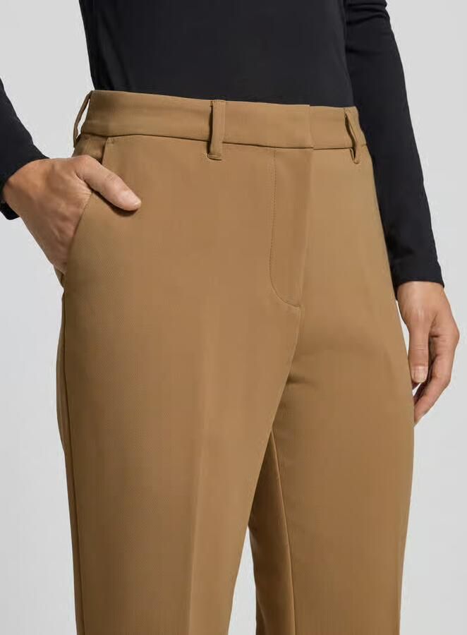 Gant Flared stoffen broek met persplooien - Foto 2
