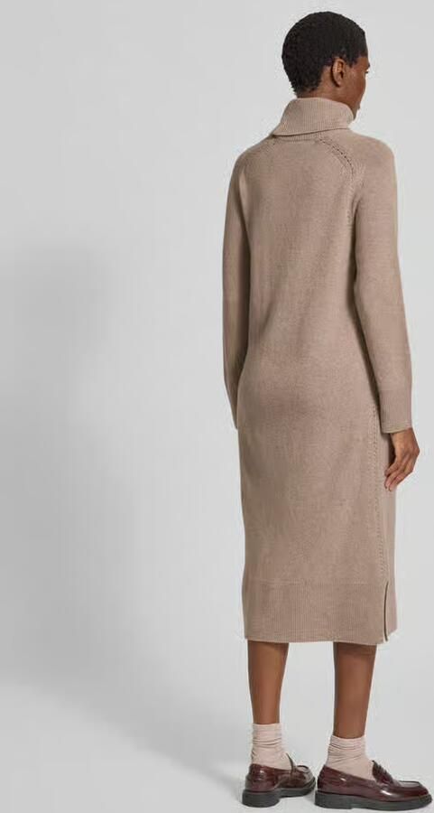 Gant Gebreid jurk met kasjmier en col