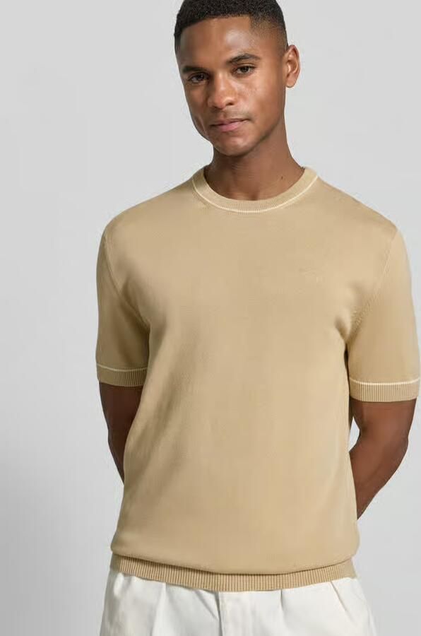 Gant gebreid shirt met ronde hals