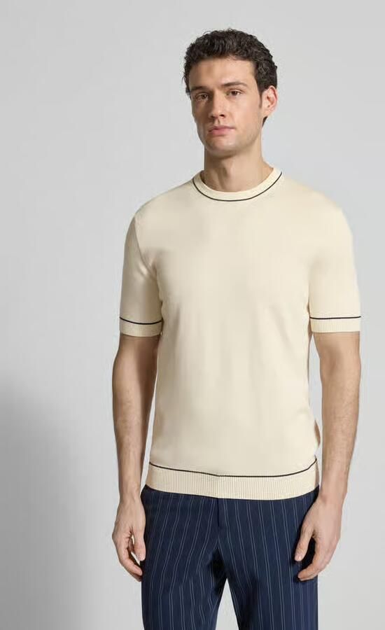 Gant gebreid shirt met ronde hals - Foto 2