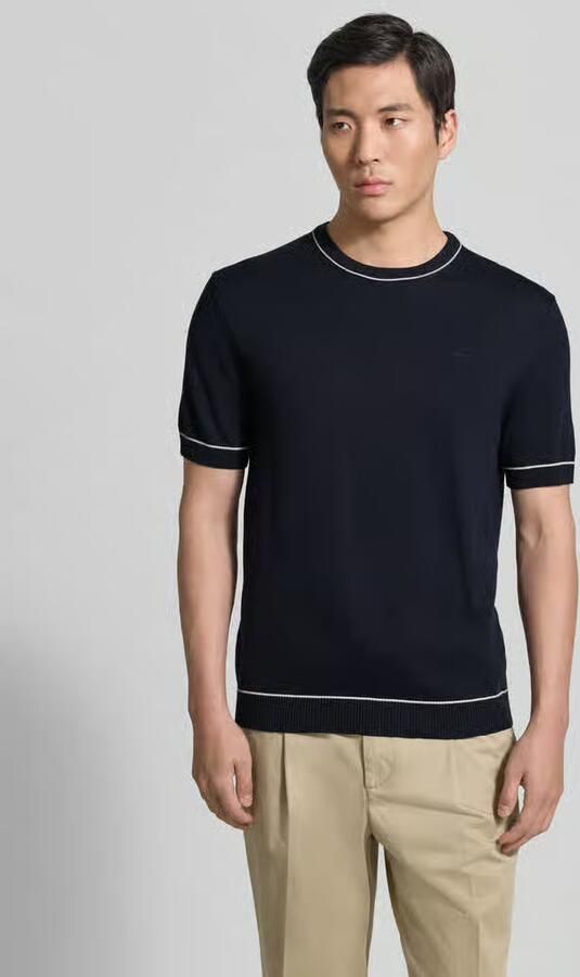Gant gebreid shirt met ronde hals - Foto 2