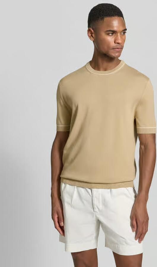 Gant gebreid shirt met ronde hals - Foto 3