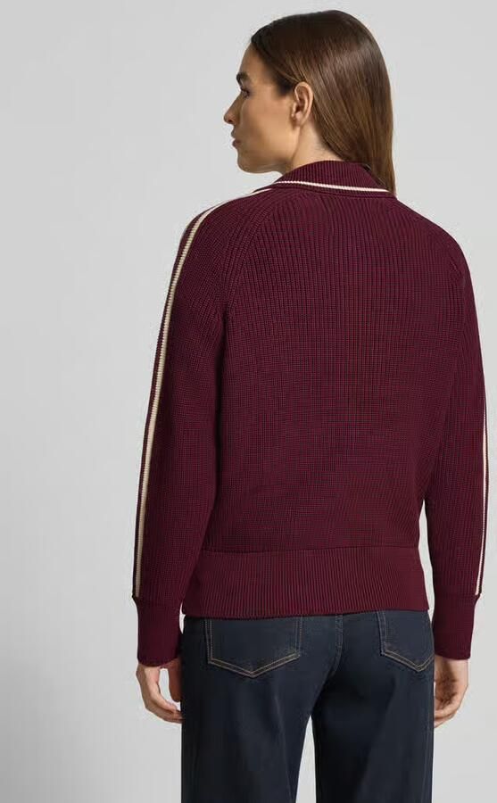 Gant Gebreid vest met labelstitching
