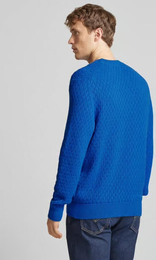 Gant Gebreide pullover met labelstitching - Foto 4