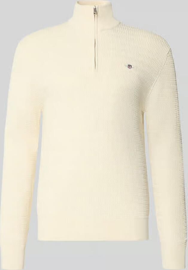 Gant Gebreide pullover met opstaande kraag