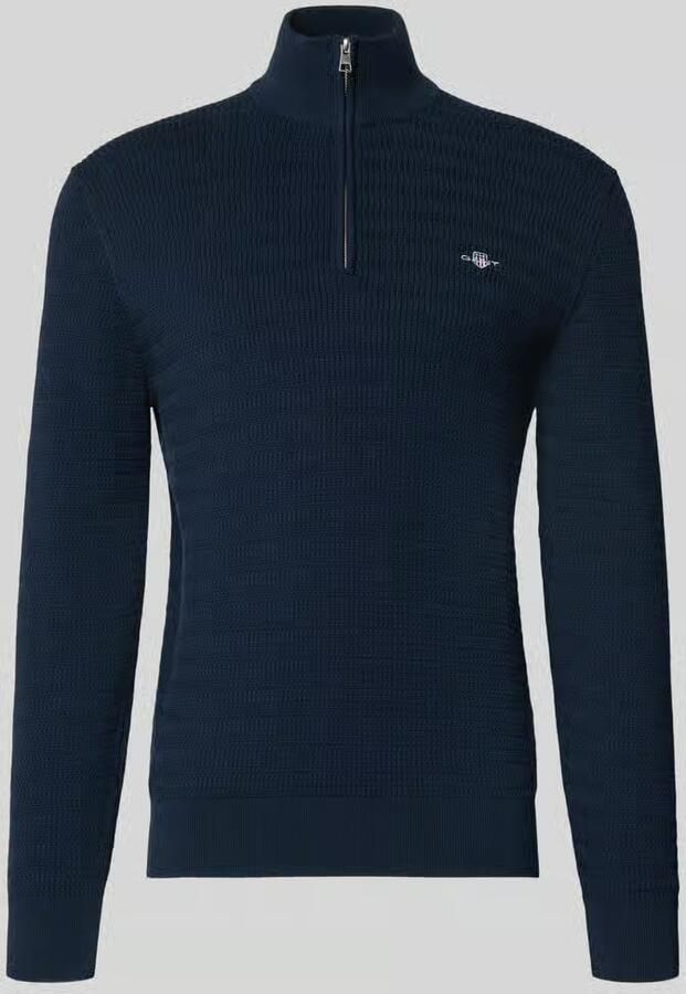 Gant Gebreide pullover met opstaande kraag