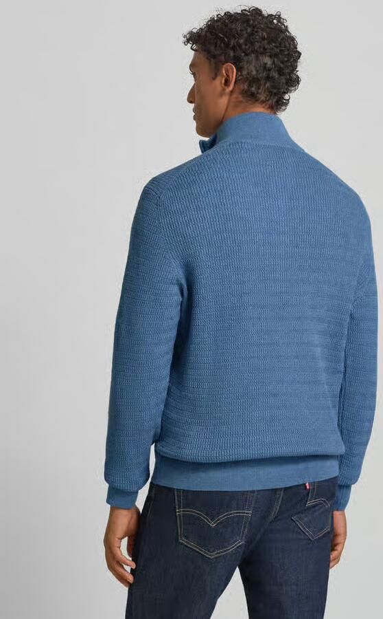 Gant Gebreide pullover met opstaande kraag en ritssluiting - Foto 16