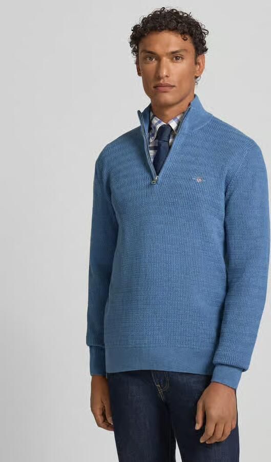 Gant Gebreide pullover met opstaande kraag - Foto 3