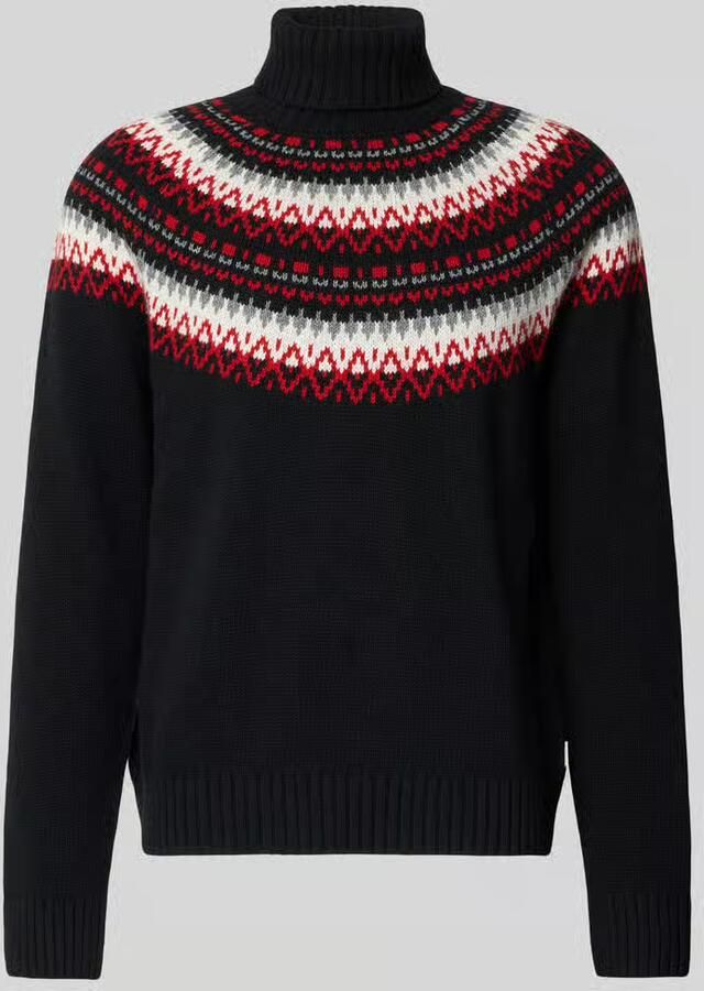 Gant Gebreide pullover van een mix van katoen en wol