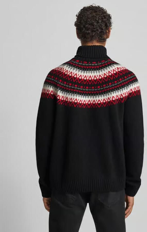 Gant Gebreide pullover van een mix van katoen en wol