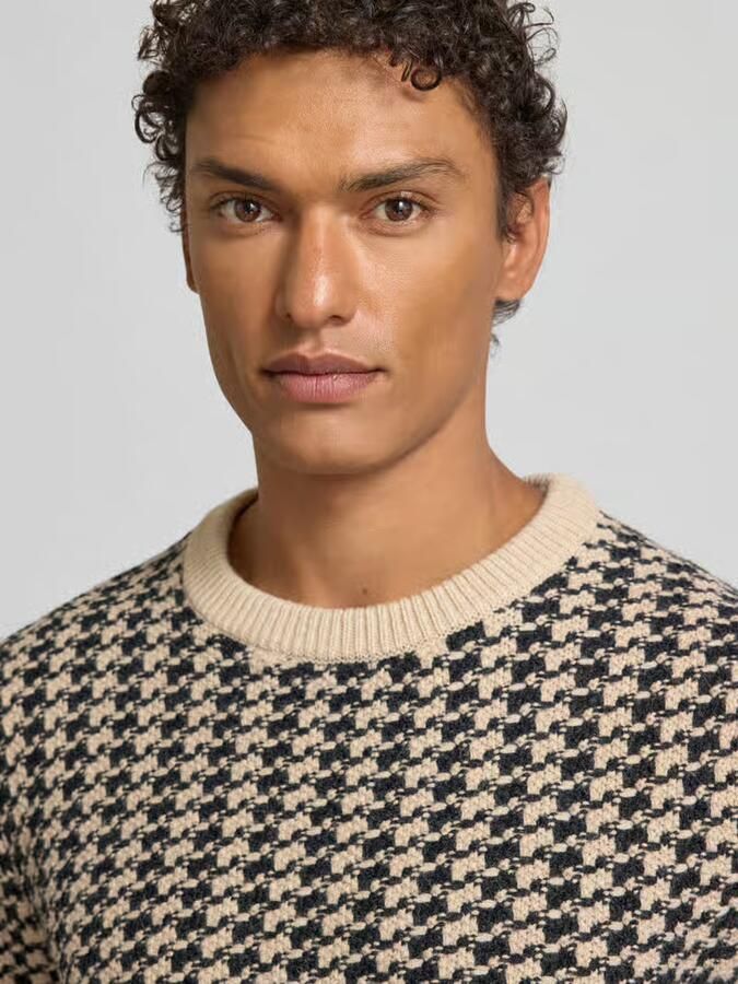 Gant Gebreide pullover van wolmix in all-over look - Foto 2