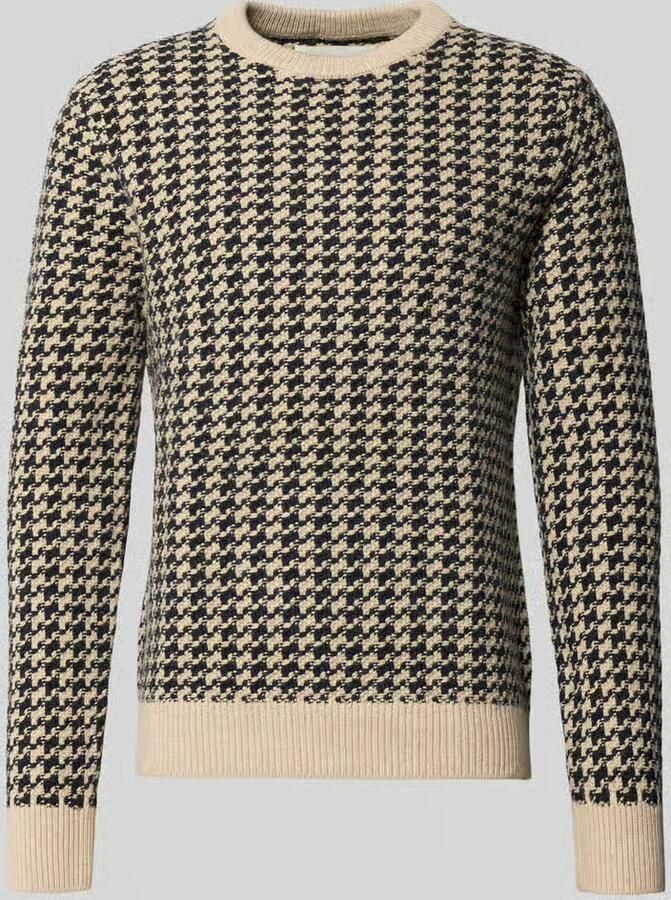 Gant Gebreide pullover van wolmix in all-over look
