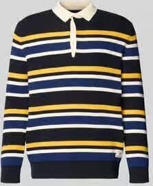 Gant Gebreide trui met polokraag en labelpatch