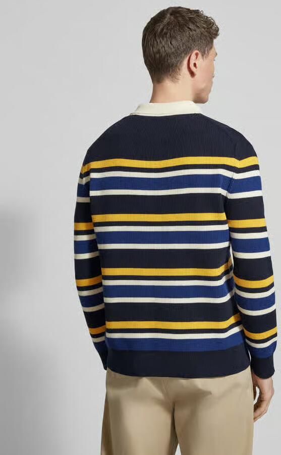 Gant Gebreide trui met polokraag en labelpatch - Foto 2