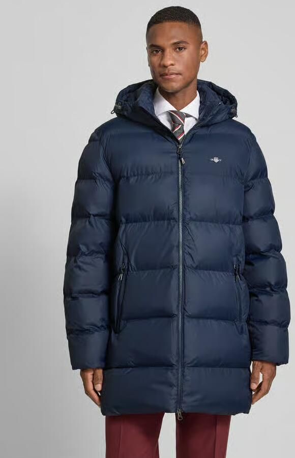 Gant Gewatteerde jas ACTIVE CLOUD MID LENGTH Pufferjas regular fit afneembare capuchon 2-weg-ritssluiting - Foto 3