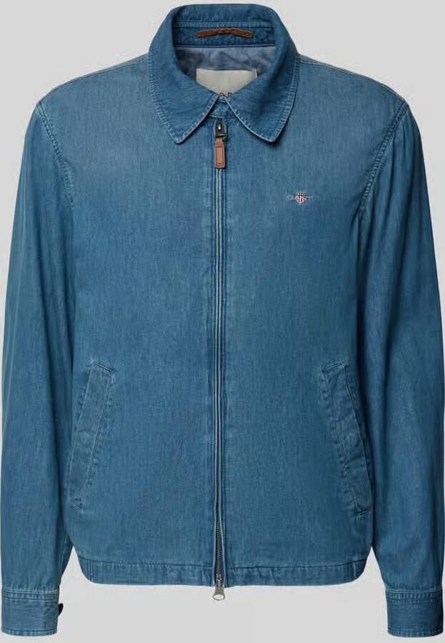 Gant Jack in denimlook met tweewegsritssluiting