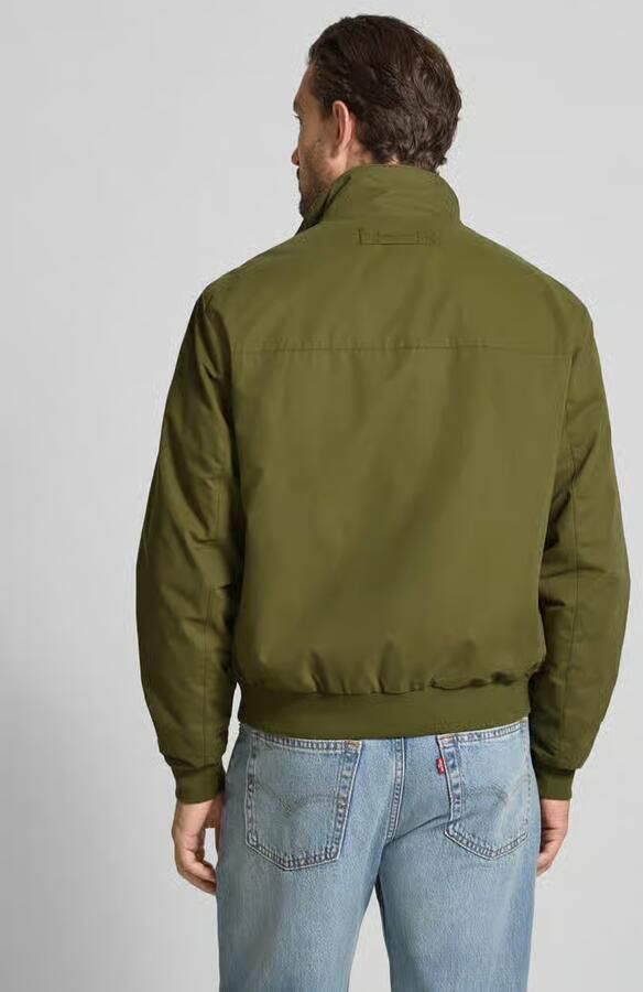 Gant Jack met opstaande kraag en labelstitching