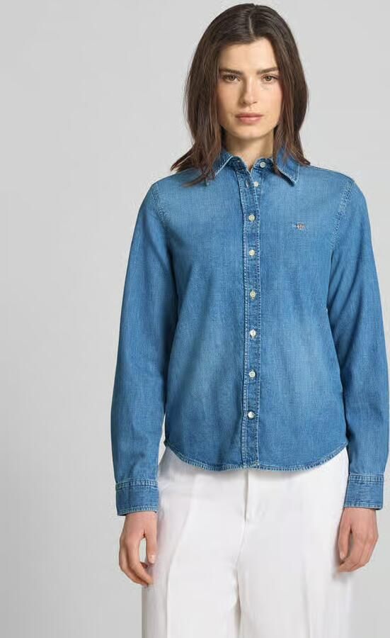 Gant Gebreide pullover met opstaande kraag en ritssluiting - Foto 20