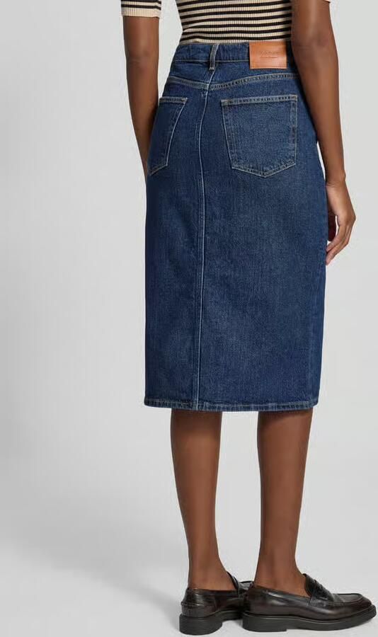 Gant Jeansrok met knoopsluiting