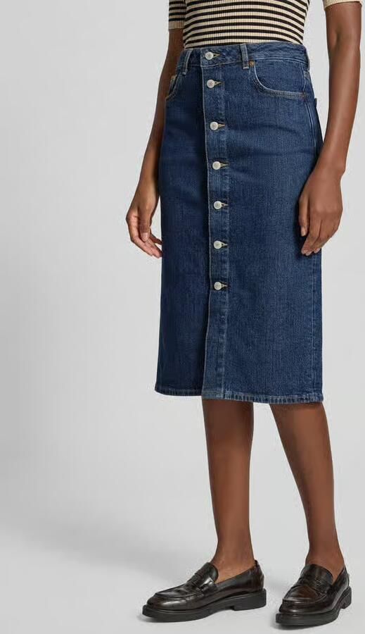 Gant Jeansrok met knoopsluiting - Foto 2
