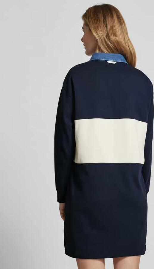 Gant Gebreide pullover met opstaande kraag en ritssluiting - Foto 3