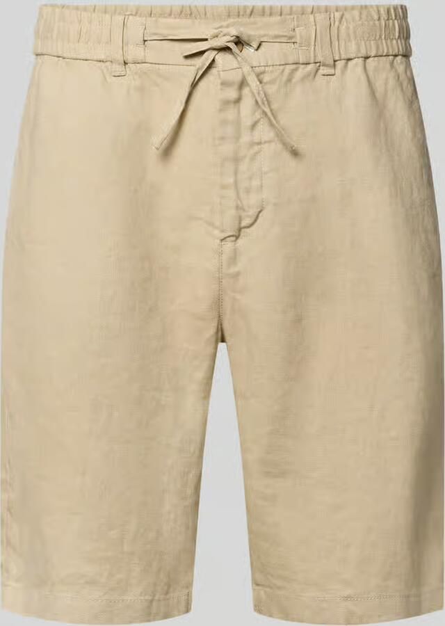 Gant regular fit linnen overhemd met borstzak en labelstitching - Foto 3