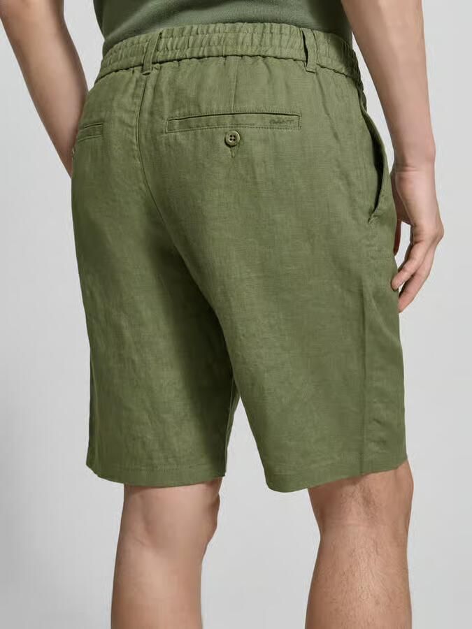 Gant Korte broek van linnen met achterzakken