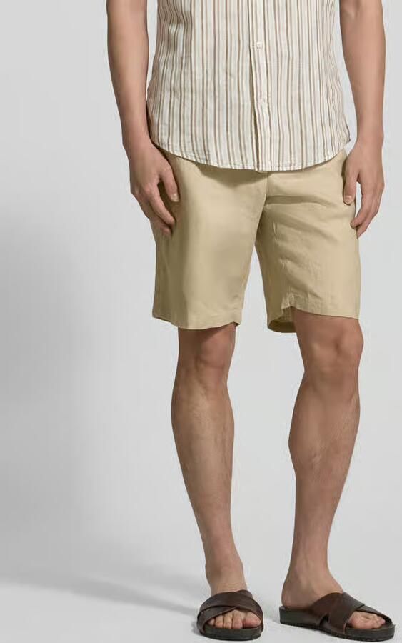 Gant regular fit linnen overhemd met borstzak en labelstitching - Foto 8