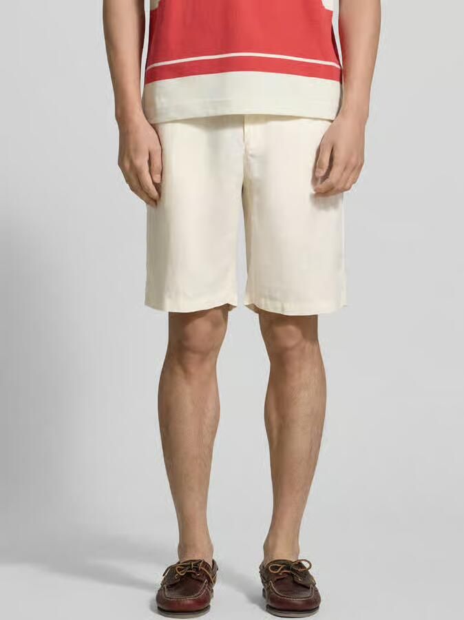 Gant Korte broek van linnen met achterzakken - Foto 4