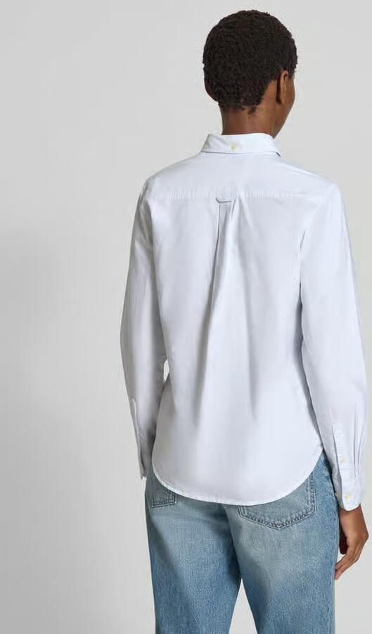 Gant Overhemdblouse met button-downkraag en sportmanchetten