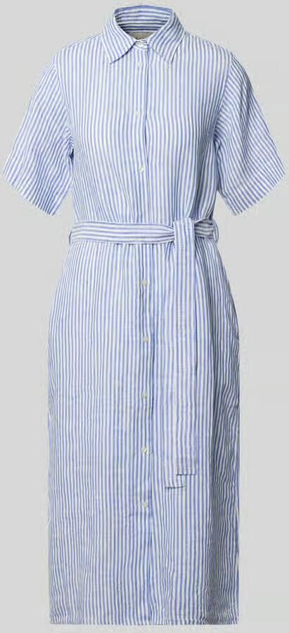 Gant Polojurk tot op de knie met labelstitching - Foto 19