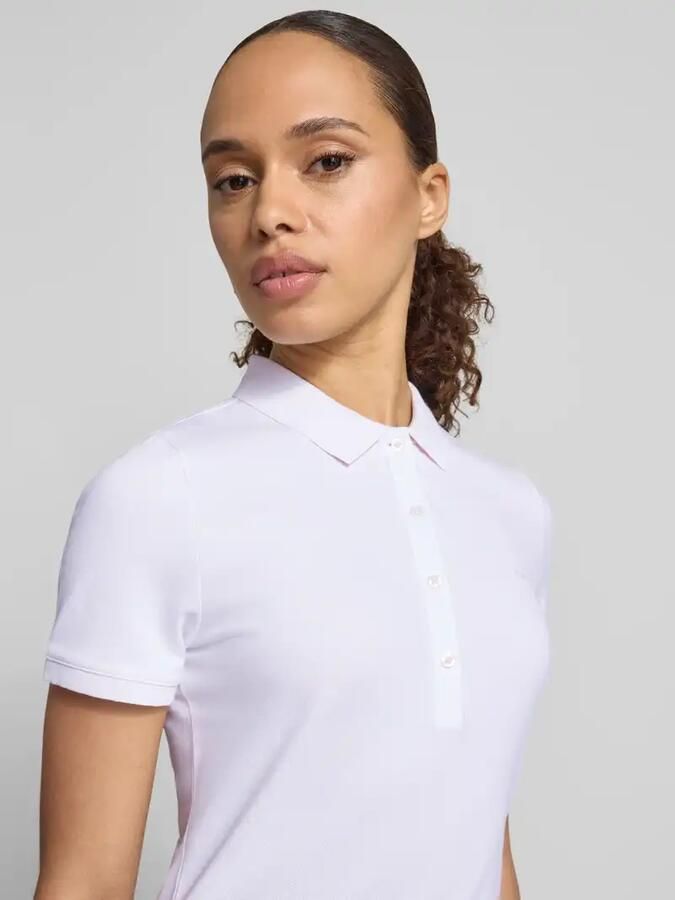 Gant regular fit blouse van mix van katoen en linnen met opstaande kraag - Foto 8