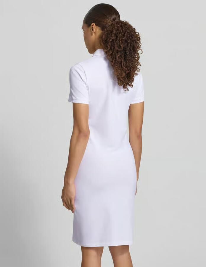 Gant Polojurk tot op de knie met labelstitching - Foto 2
